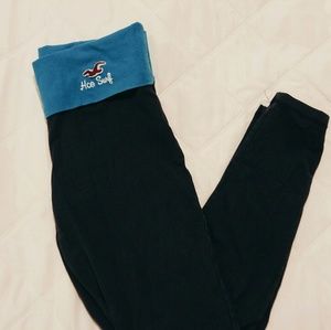 Hollister Navy Yoga Leggings